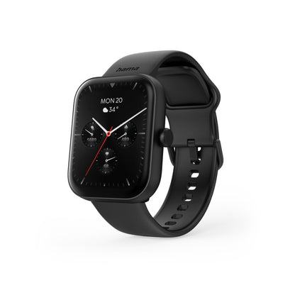Hama Smartwatch 5000 Telefoonfunctie Slaapanalyse Waterdicht 1.65 Inch Zwart