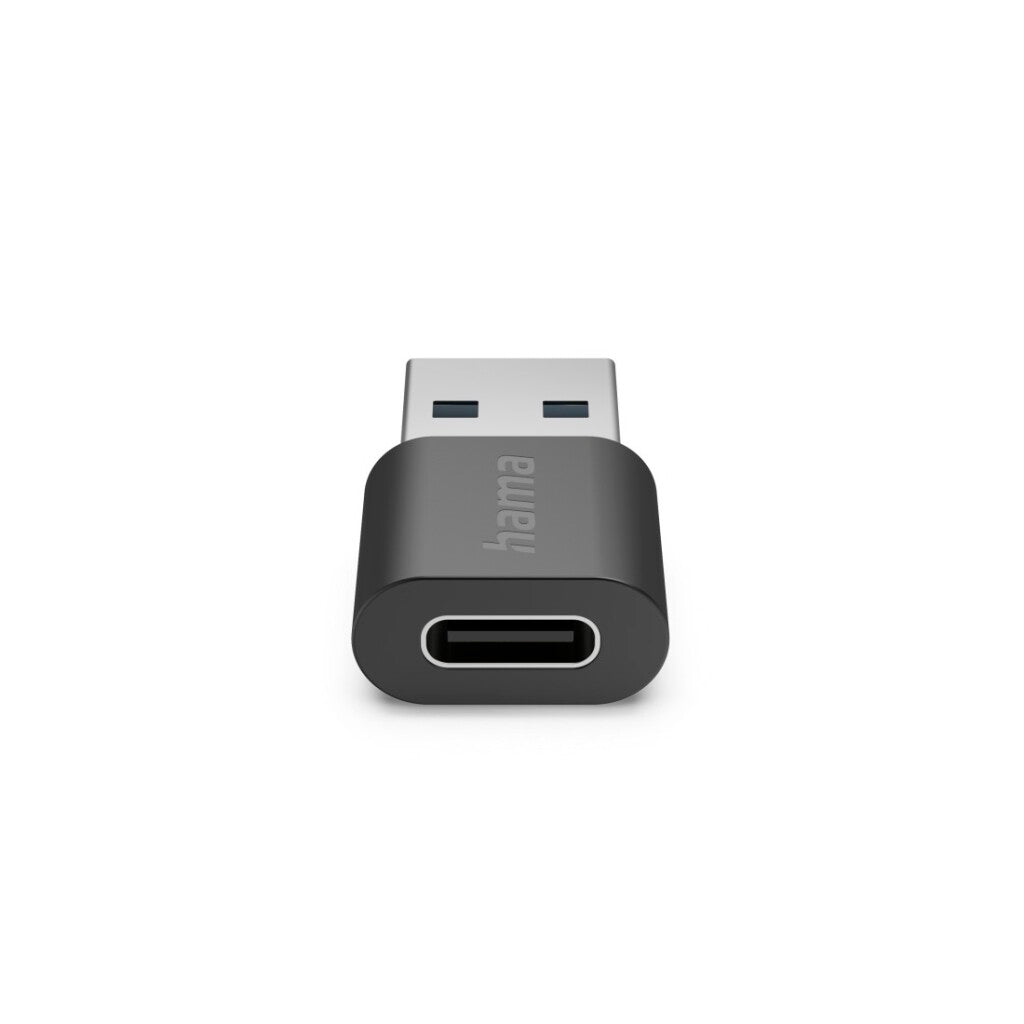 Hama Usb-Adapter Usb A Stekker - Usb C Aansluiting Usb 3.2 Gen2 10 Gbit/S Zwart