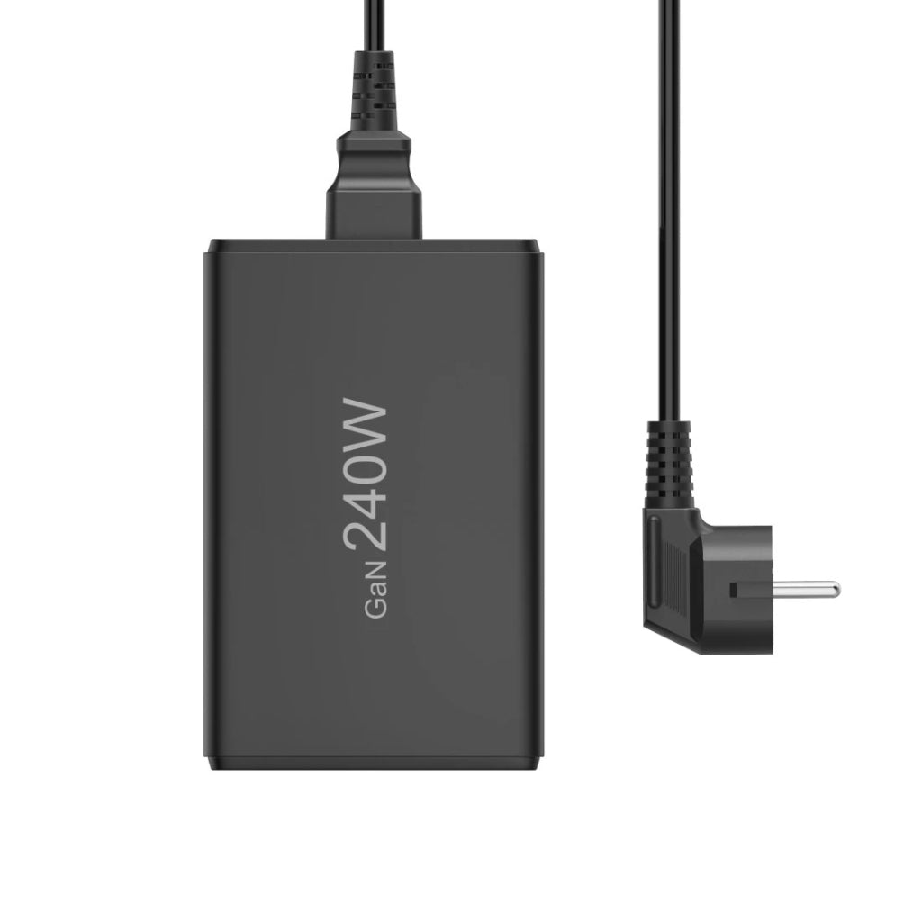 Hama Usb Laadstation 5 Poorten Gan Snellader 4X Usb-C 1X Usb-A Pd 240W Zwart
