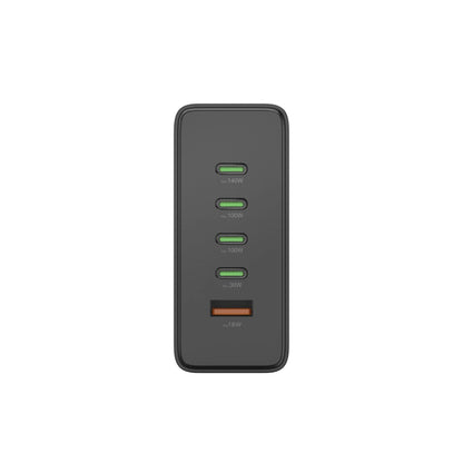 Hama Usb Laadstation 5 Poorten Gan Snellader 4X Usb-C 1X Usb-A Pd 240W Zwart