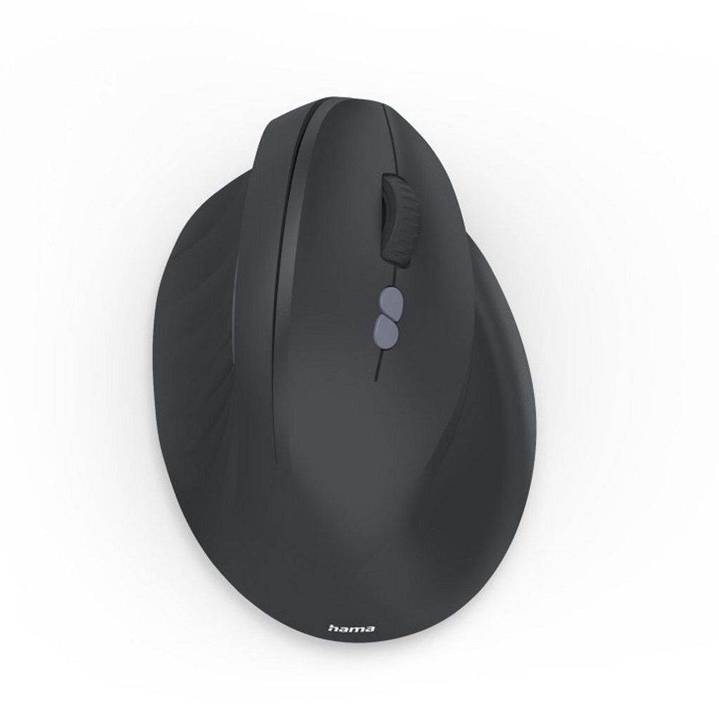 Hama Ewm-500R Draadloze Ergonomische Verticale Muis Met 7 Knoppen Zwart