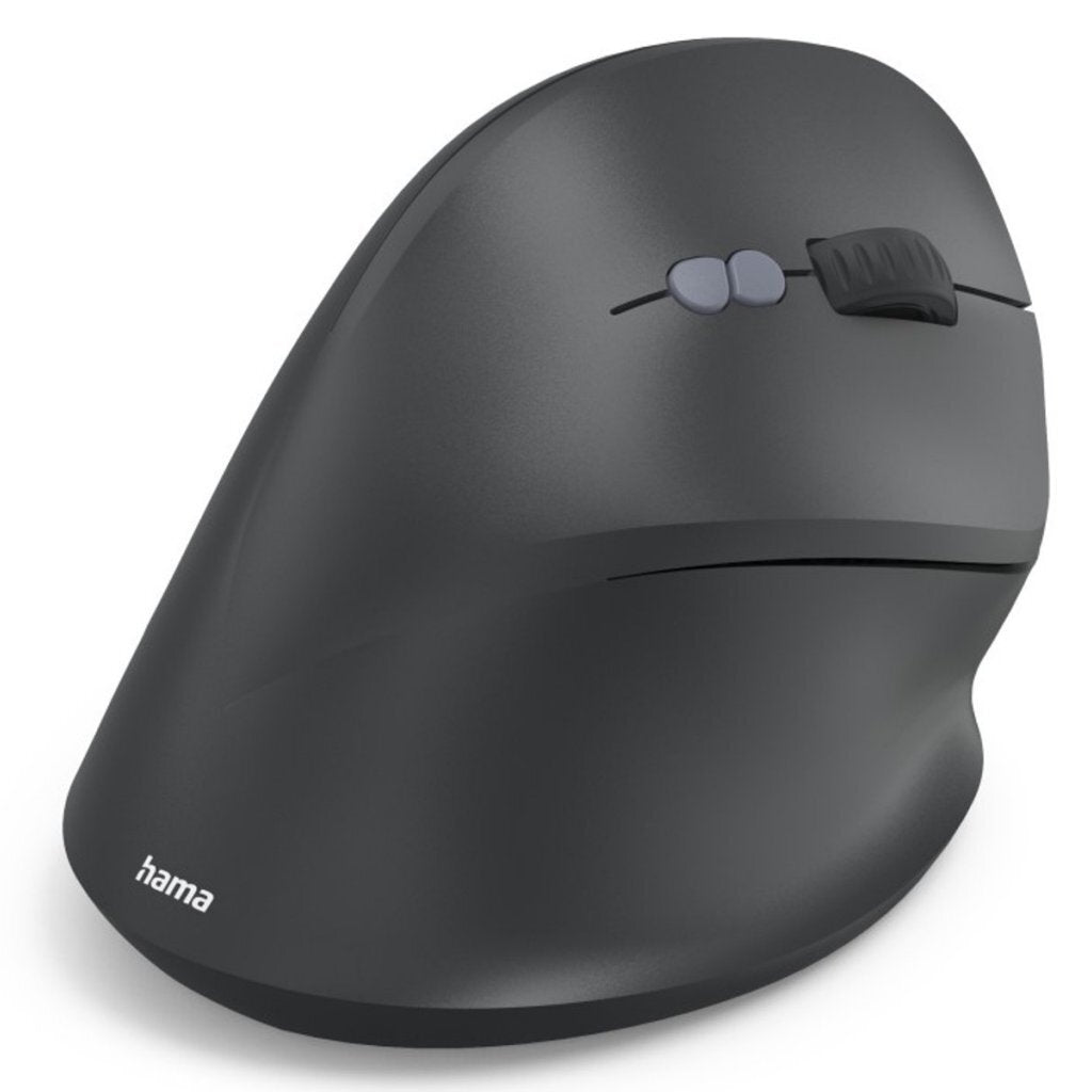 Hama Ewm-500R Draadloze Ergonomische Verticale Muis Met 7 Knoppen Zwart