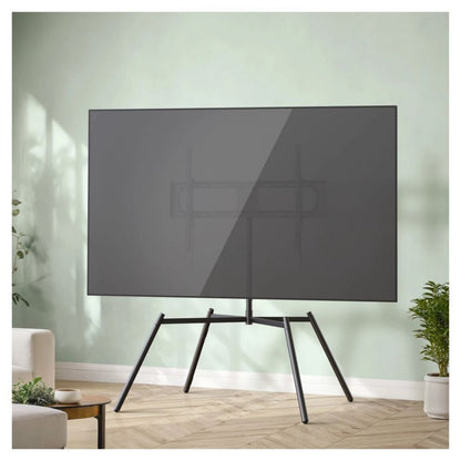 Hama Tv Standaard Zwenkbaar In Hoogte Verstelbaar Tot 90 Inch Schermen Zwart/Metaal