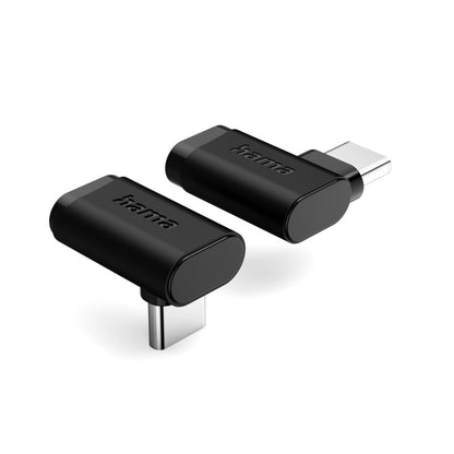 Hama Usb-C-Hoekadapter 90&Deg; Usb 3.2 Gen2 10 Gbit/S 5 A 240 W Set Van 2