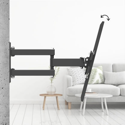 Hama Tv Muurbeugel Draaibaar Kantelbaar Uittrekbaar 32-75 Inch Zwart