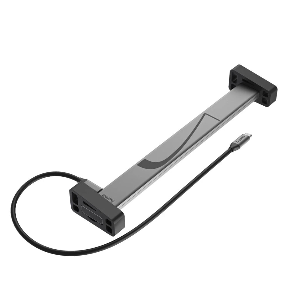 Hama Connect2Office Usb Hub Usb-C 12 Poorten Zwart/Grijs