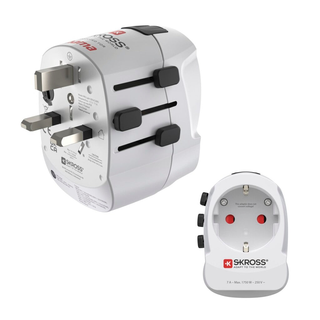 Hama Skross Wereldreisadapter 30W Wit