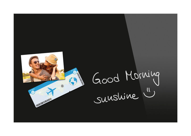 Sigel Si-B1201 Glasmagneetbord Be!Board 600X400Mm Zwart
