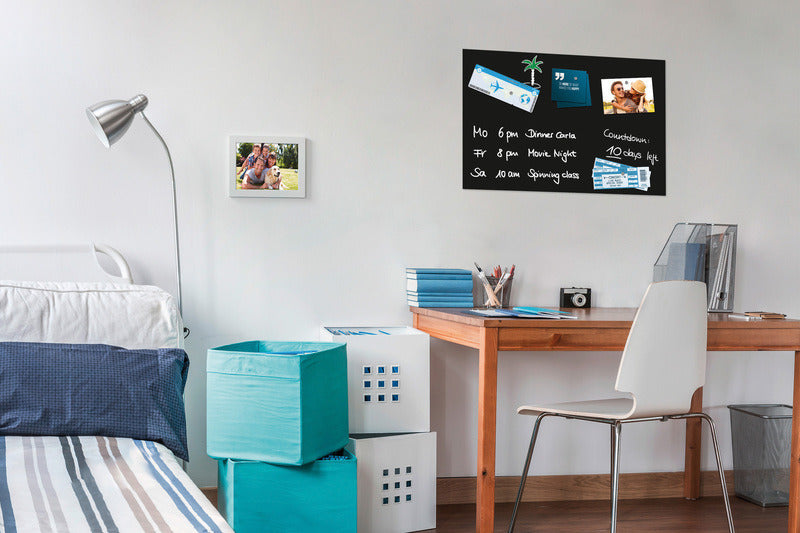 Sigel Si-B1201 Glasmagneetbord Be!Board 600X400Mm Zwart