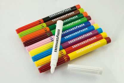 Eberhard Faber Ef-551010 Viltstift Magic Marker 9 Kleuren En 1 Tovermarker