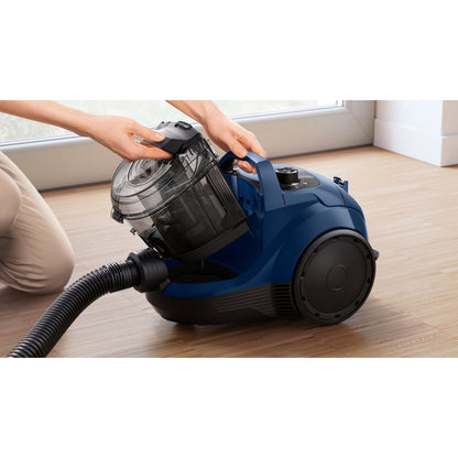Bosch Bgs21X320 Stofzuiger Zonder Zak 550W Blauw/Zwart