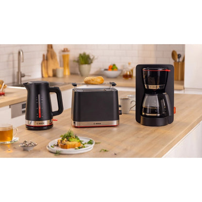 Bosch Tat4M223 Mymoment Broodrooster Zwart/Rvs