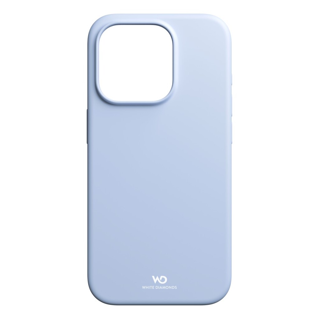 White Diamonds Mag Urban Case Cover Voor Apple Iphone 15 Pro Lichtblauw