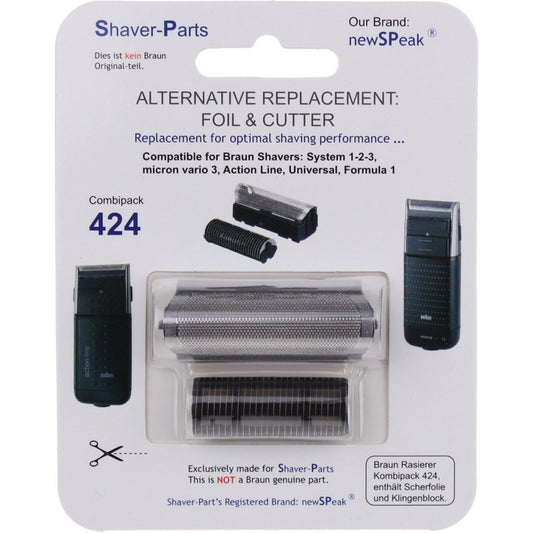 Shaver-Parts Braun Combipack Systeem 1-2-3 Vario 424