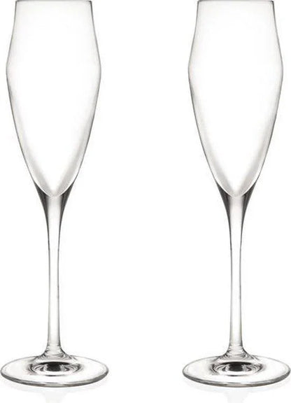 Bergner Masterpro Champagneglazen - Fluitglazen - 18.2Cl - Kristalglas - 2 Stuks