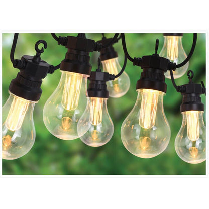 Lichtsnoer Met 10 Led Reflector Lampen - Voor Buiten