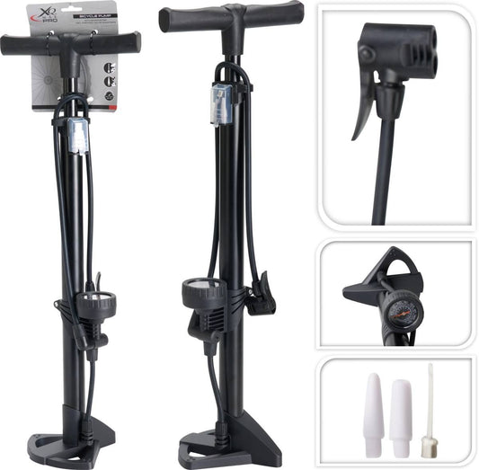 Xq Max Fietspomp Staand Met Manometer