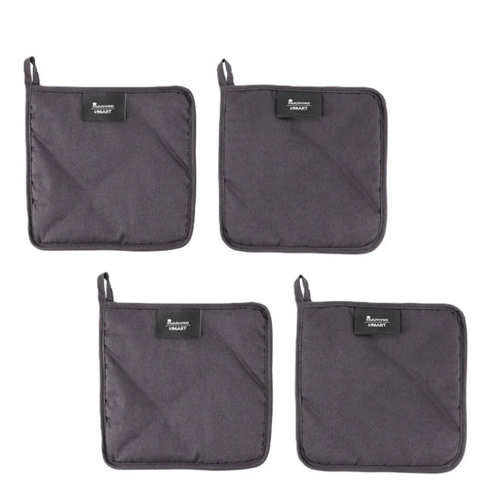 Masterpro Smart Pannenlappen - 4 Stuks - Hittebestendig - Pannenonderzetter - 100% Katoen