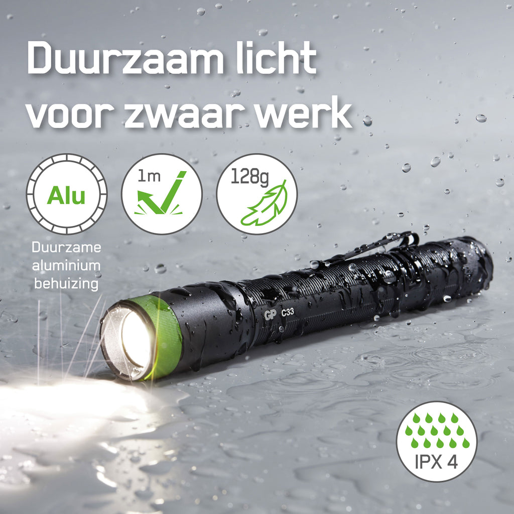 Gp Zaklamp 2X Aa 150 Lumen