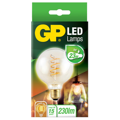 Gp Lighting Gp Led Vintage Gold G95 5W E27