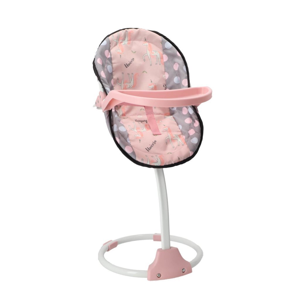 Overige Merken 3In1 Poppenstoel 42X40X40 Cm Grijs/Roze