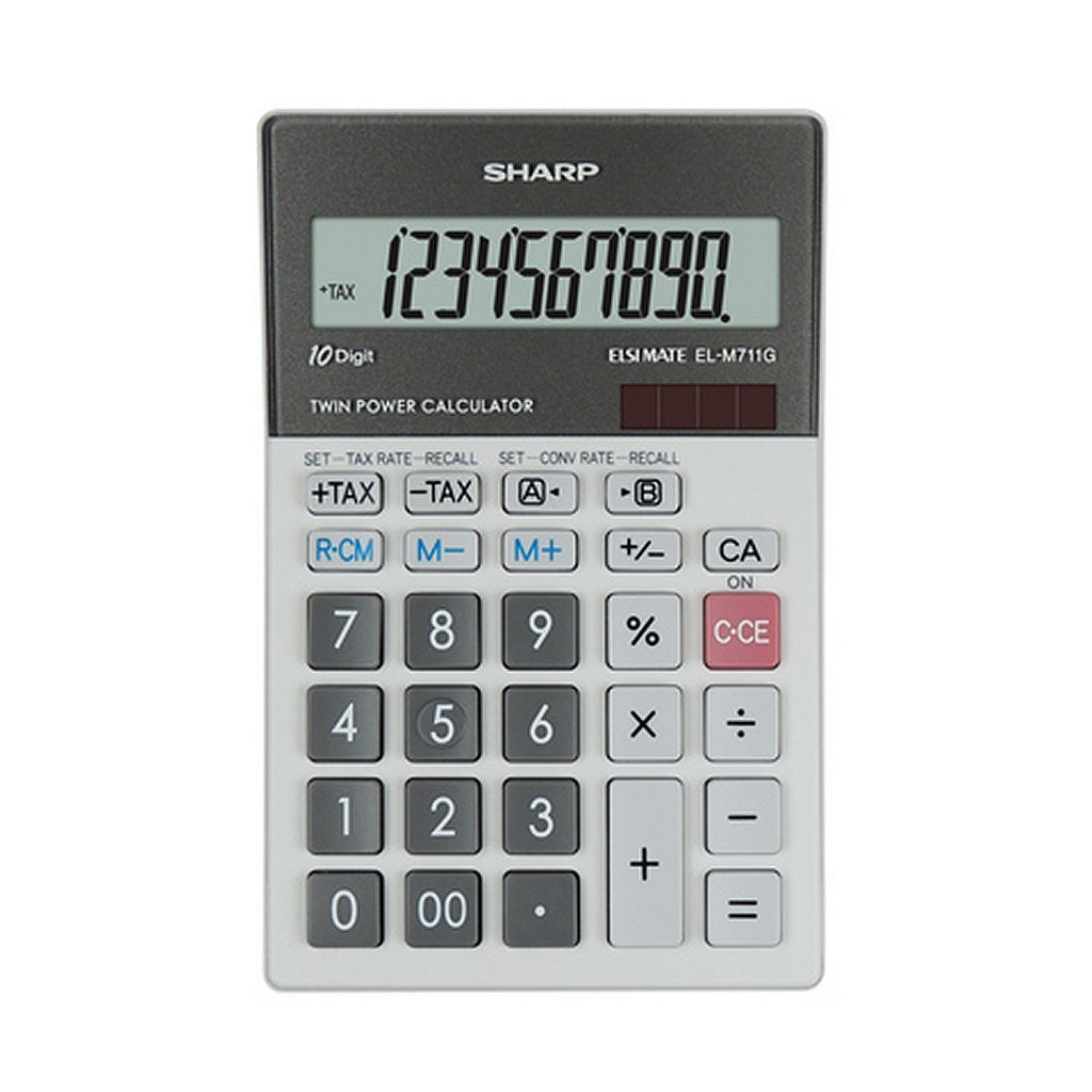 Citizen Sh-Elm711Ggy Sharp Calculator Grijs