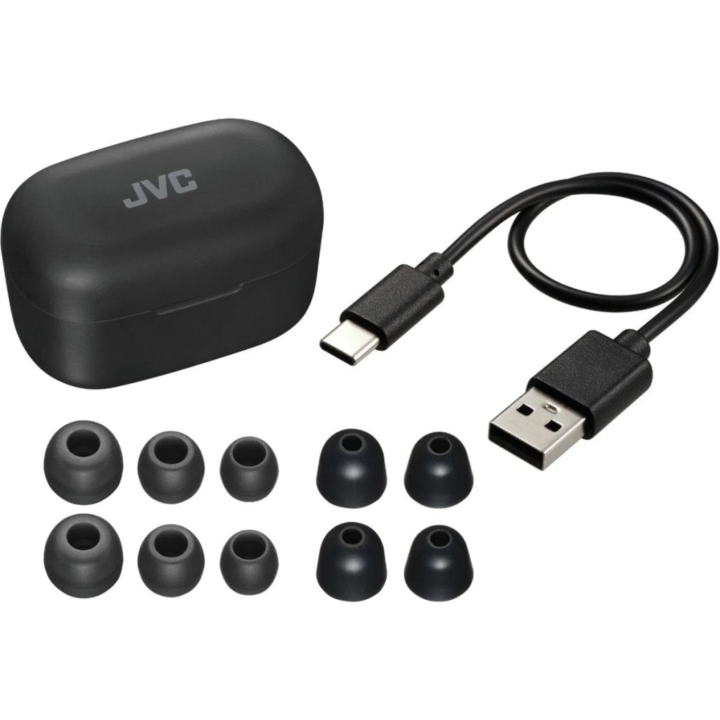 Jvc Ha-A25T Memory Foam Oordopjes Met Noise Cancelling Zwart