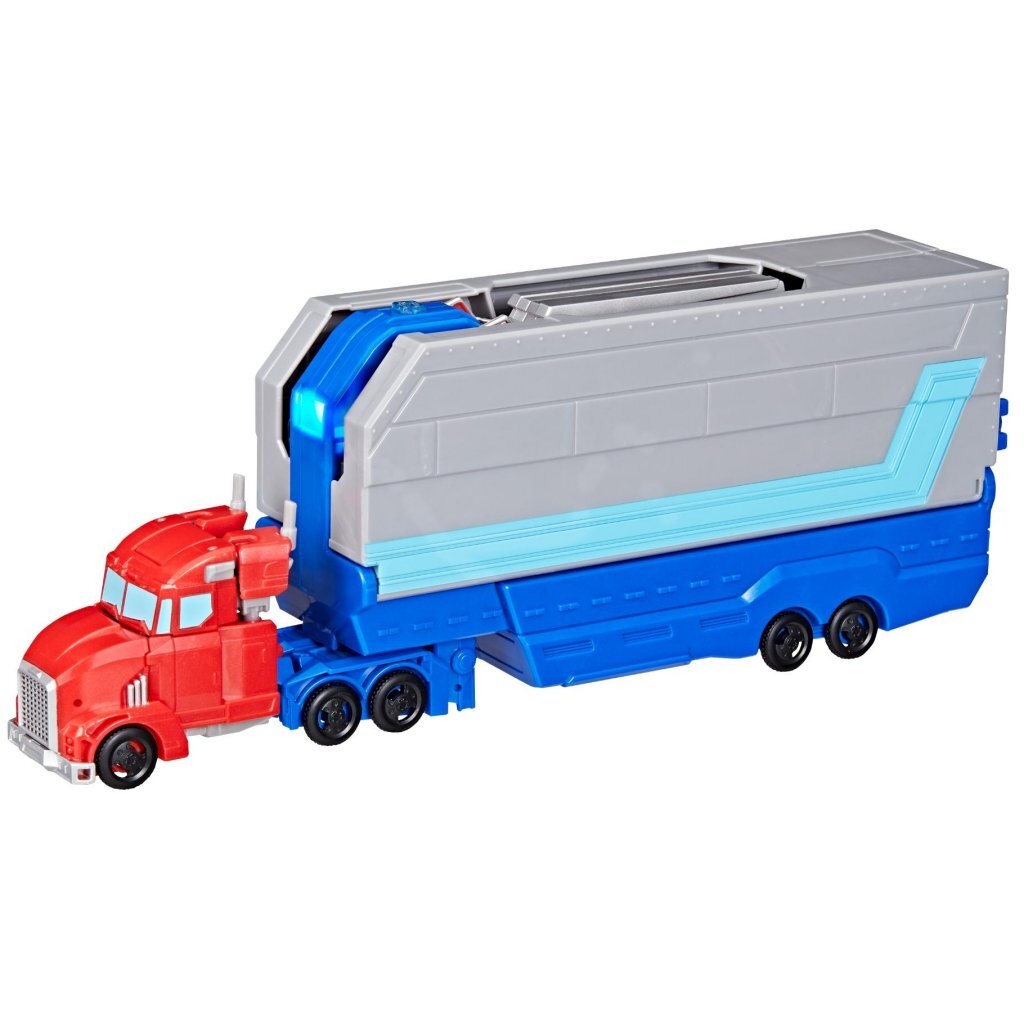 Hasbro Transformers Earthspark Optimus Prime Battle Trailer + Licht En Geluid
