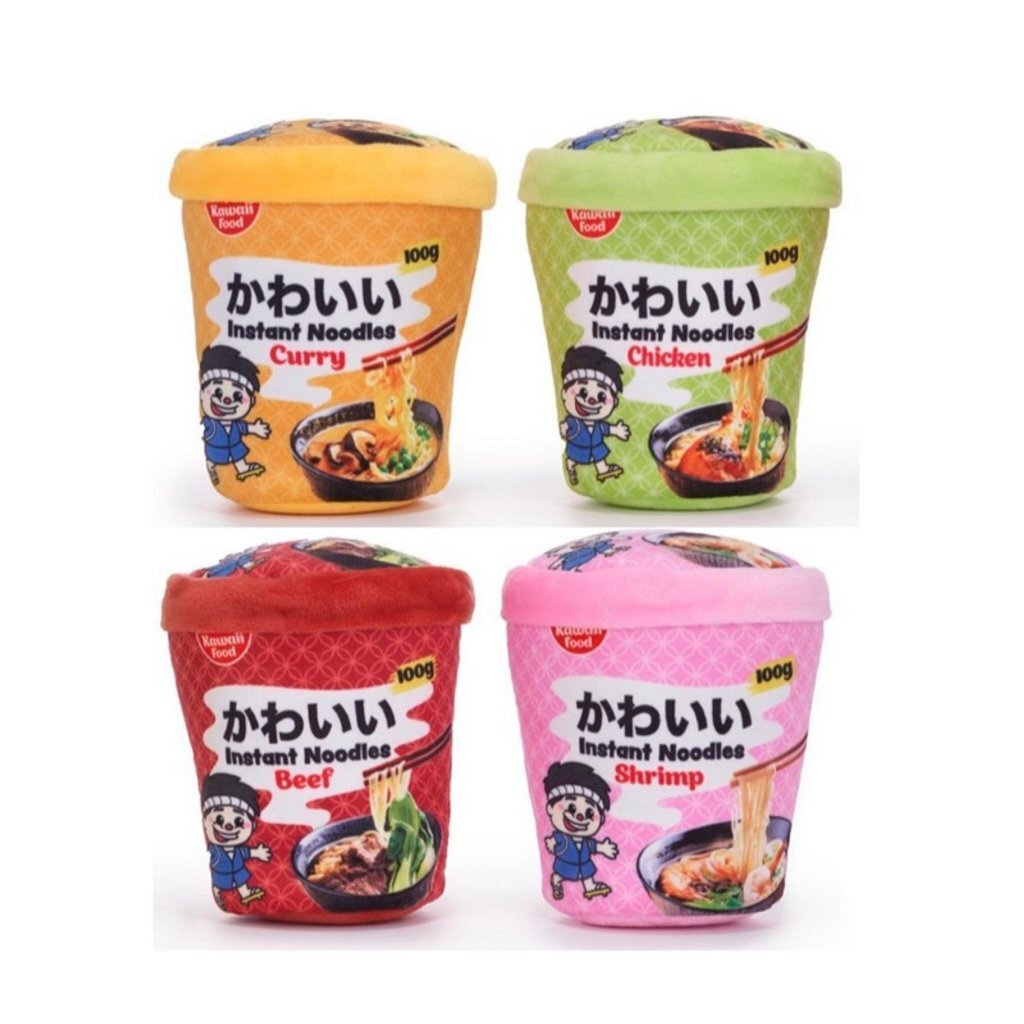Kawaii Knuffel Noodle Pot Met Dier Assorti