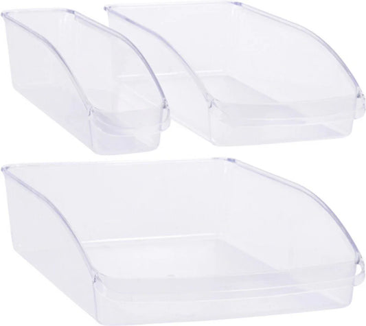 Excellent Houseware Koelkast Opbergbakken - Set Van 3 Stuks