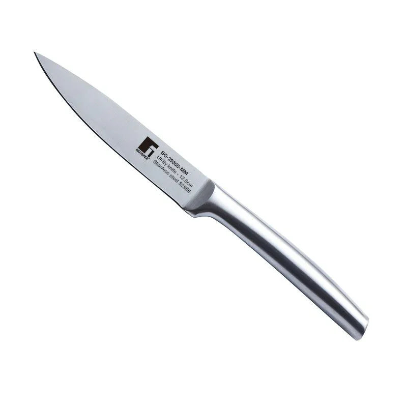 Bergner Messenset Met Magneetblok - 5 Delig - Rvs En Bamboe
