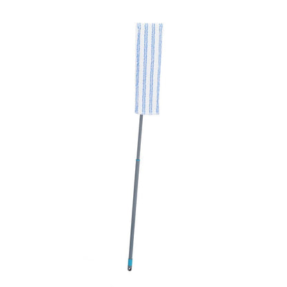 Linea Plushine Pro Dweil Met Telescopische Steel 130 Cm Grijs/Blauw