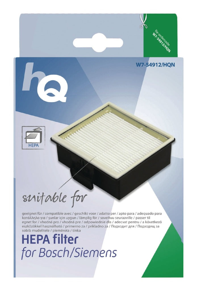 Hq W7-54912-Hqn Actieve Hepa-Filter Bosch/Siemens