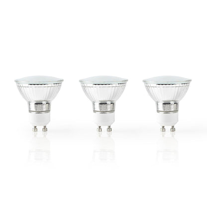 Nedis Wifilw31Crgu10 Wi-Fi Smart Led-Lamp Warm Wit Gu10 3-Pack