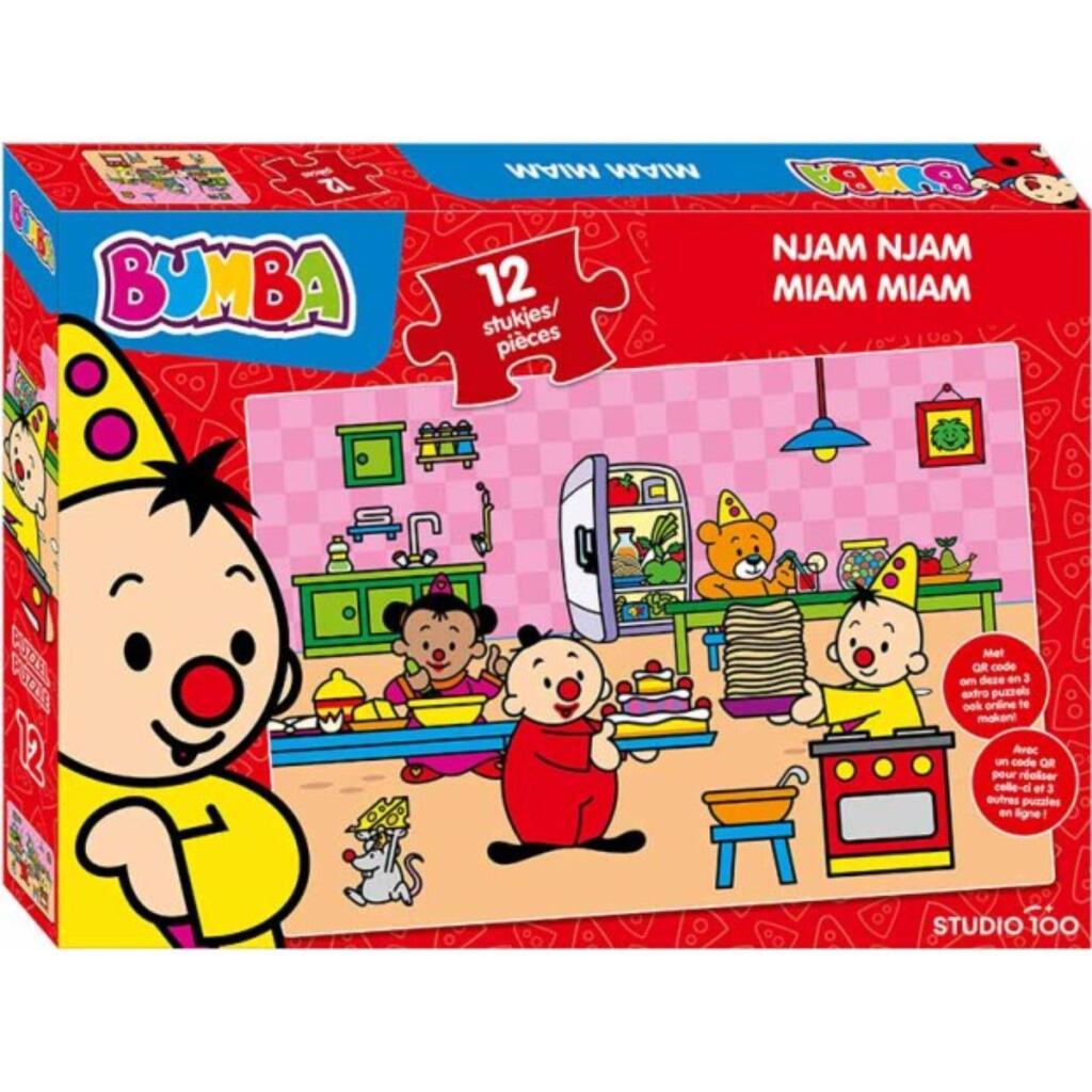 Bumba Puzzel Njam Njam 12 Stukjes