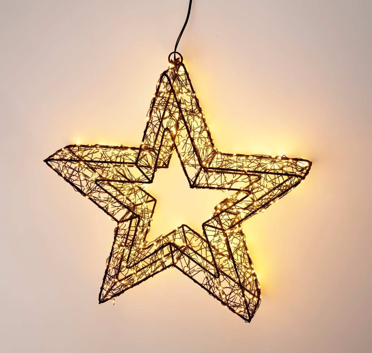 Verlichte Kerstster - 38Cm - Extra Warm Wit