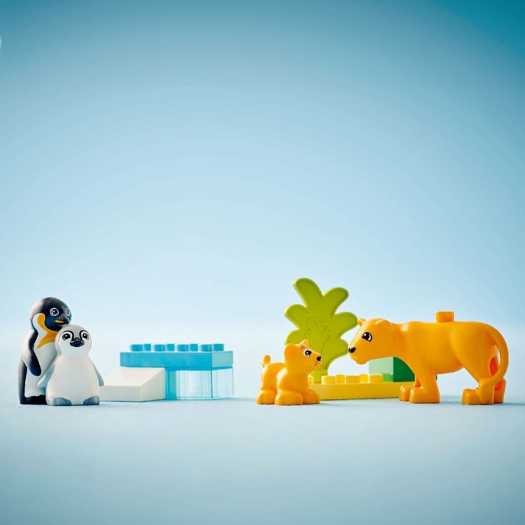 Lego Duplo 10442 Families Van Wilde Dieren Pingu&Iuml;Ns En Leeuwen