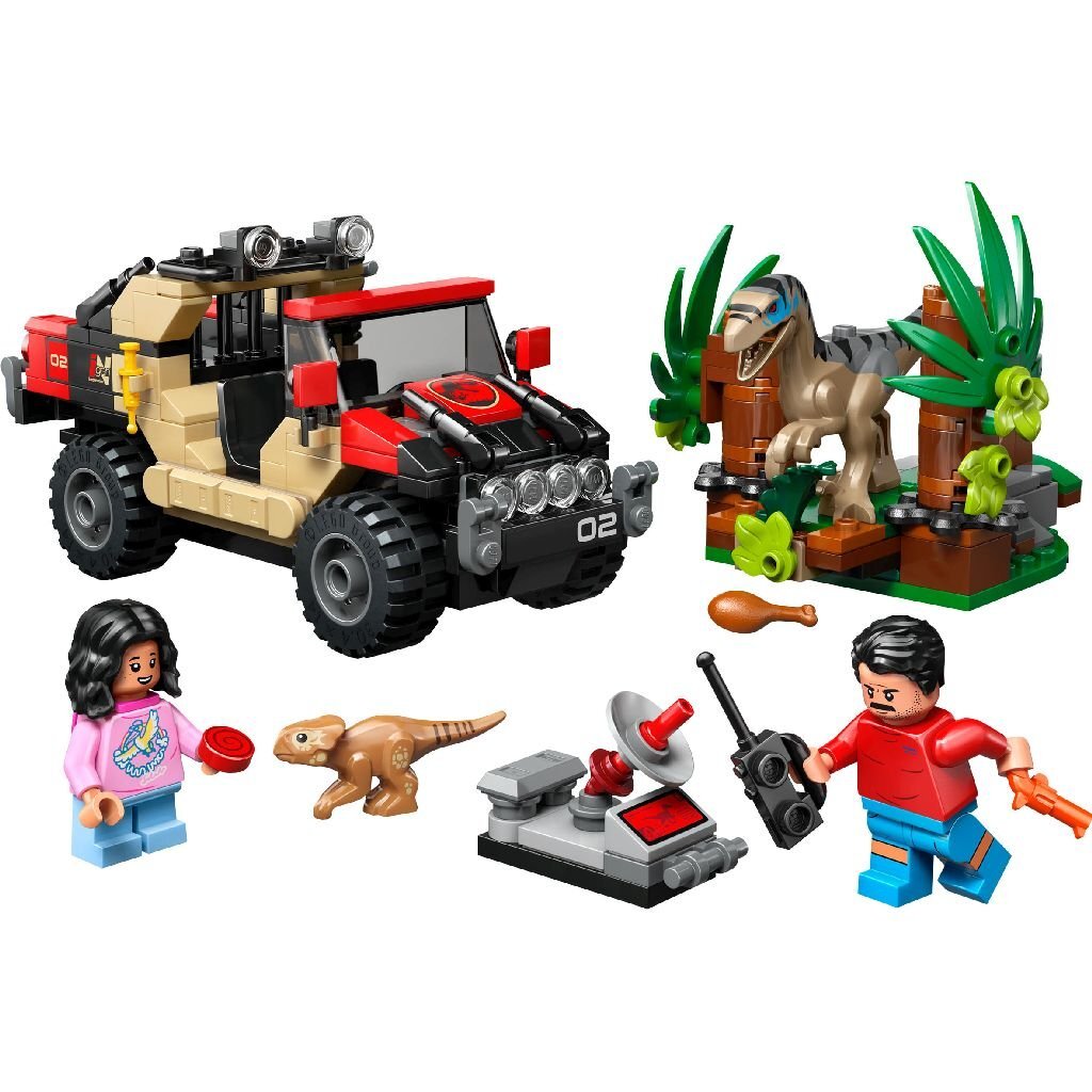Lego Jurassic World 76972 Offroad Raptorontsnapping