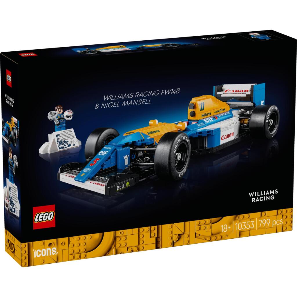 Lego Icons 10353 Williams Racing Fw14B En Nigel Mansell