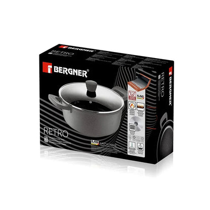 Bergner Kookpan Retro - Inductie - D20 X H9.5 Cm - 2.5 Liter