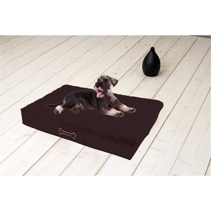 Sun Garden Buddy Orthopedisch Hondenkussen 79X60X8Cm Donkerbruin