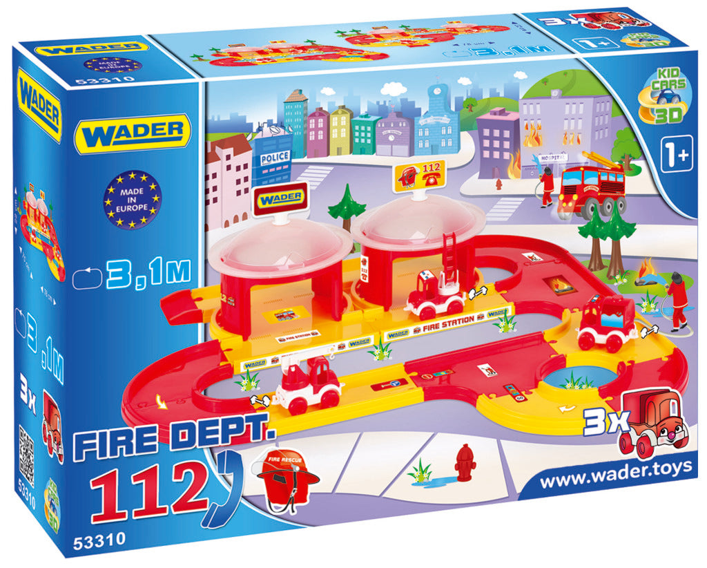 Wader Kids Cars 3D Brandweer