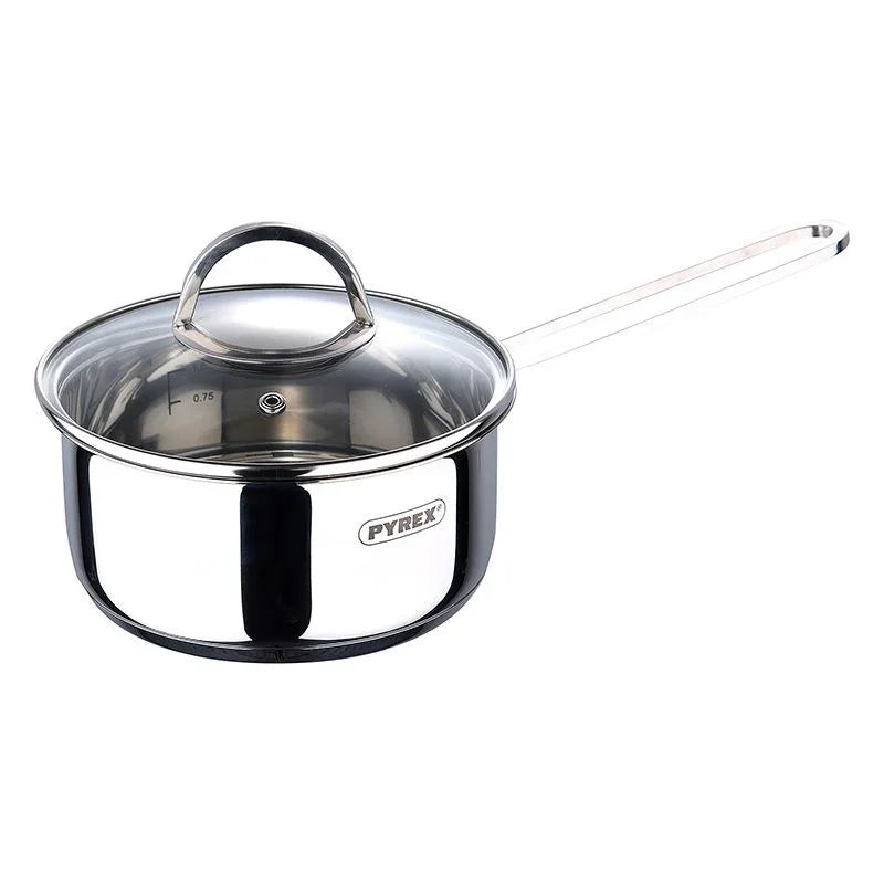 Pyrex Sauspan Met Deksel - Ø16 Cm - 1.35L - Inductie