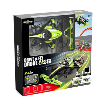 Gear2Play Drive And Fly Drone Racer Groen/Zwart