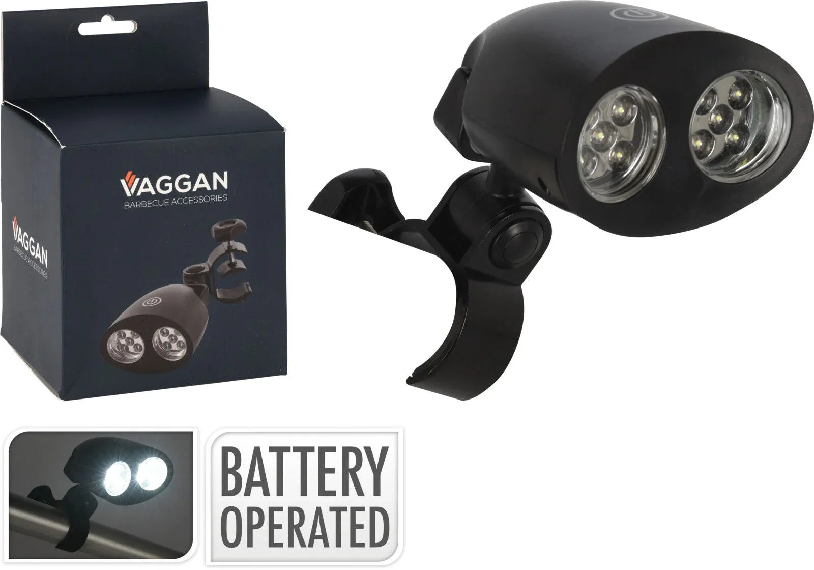 Vaggan Bbq Lamp Met 2 Lichtbundels