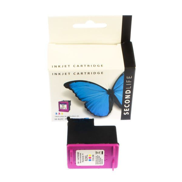 Kangaro Sl-11111448 Cartridge Secondlife Hp 62 Xl Kleur