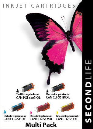 Kangaro Sl-11011129 Cartridge Secondlife Canon Multipack 550/551