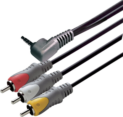 Scanpart Aansluitkabel 3.5 4P(M)-3Tulp(M)2.5M