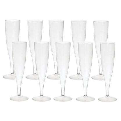 Duni Crystallo Champagneglazen 13.5 Cl 10 Stuks Transparant