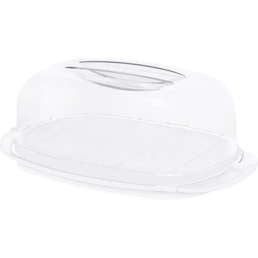 Rotho Fresh Kaasdoos 29X17X10.5 Cm Wit/Transparant
